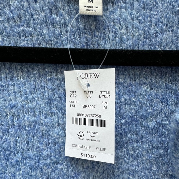 J crew blue cardigan sweater - Picture 2 of 4